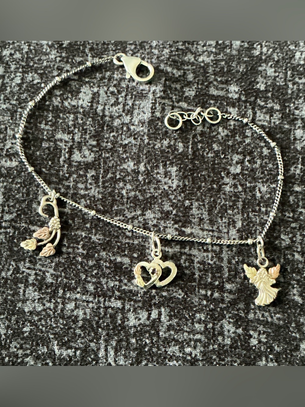 Bespoke Black Hills Gold Charm Bracelet